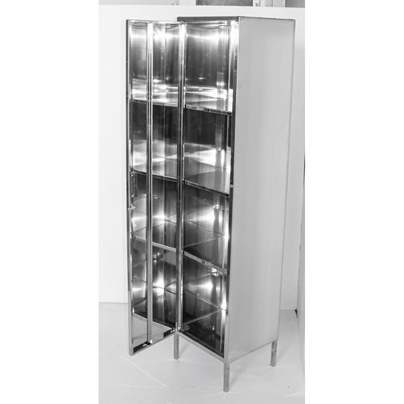 Шафа матеріальна однодверна ШМа-2 (нержавіюча сталь) (Медпромсервіс)